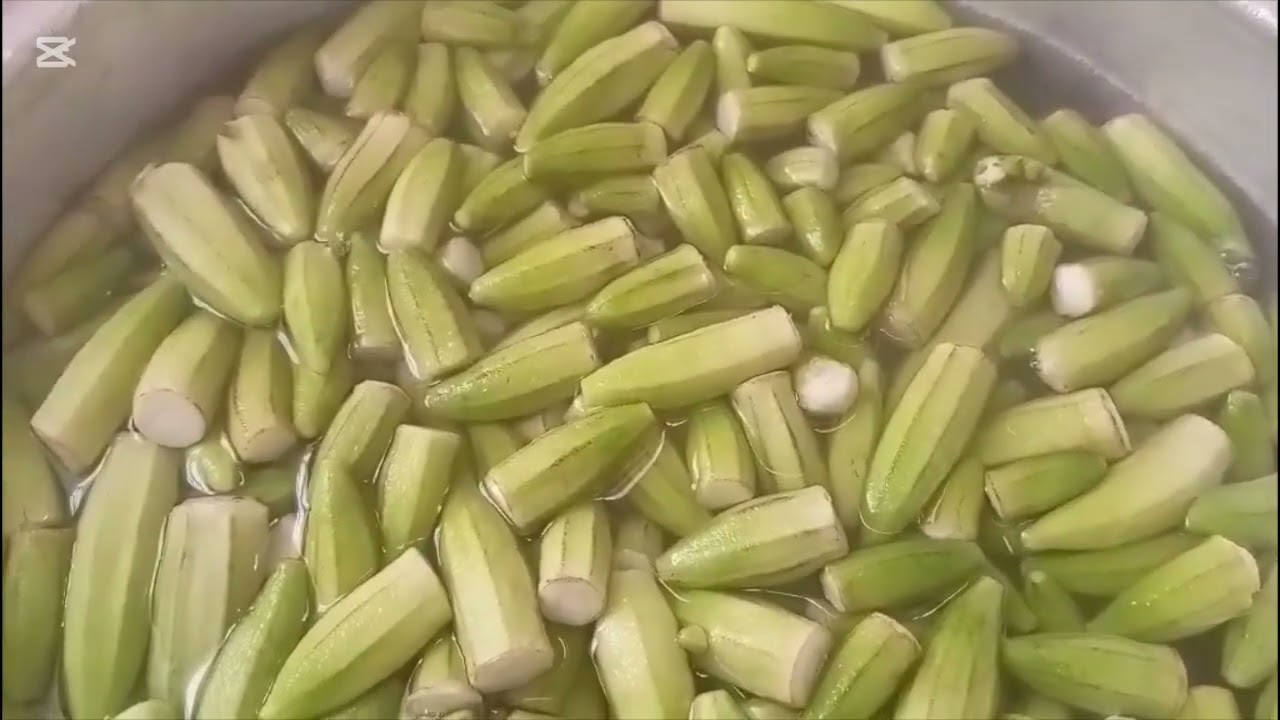 طريقة تفريز البامية 