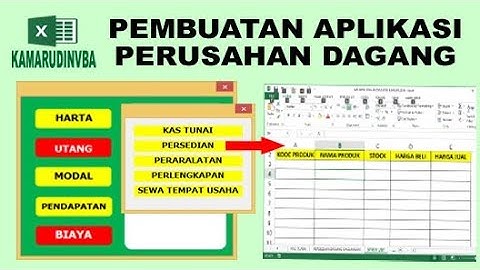 10 Mendesaign Userform Persedian Barang Part 2 VBA Excel Pembuatan Aplikasi Perusahaan Dagang