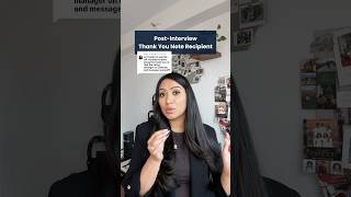 Post-Interview Thank You Note Recipient