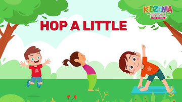 Hop A Little, Jump A Little || Popular Nursery Rhyme || Kidzonia Rhymes