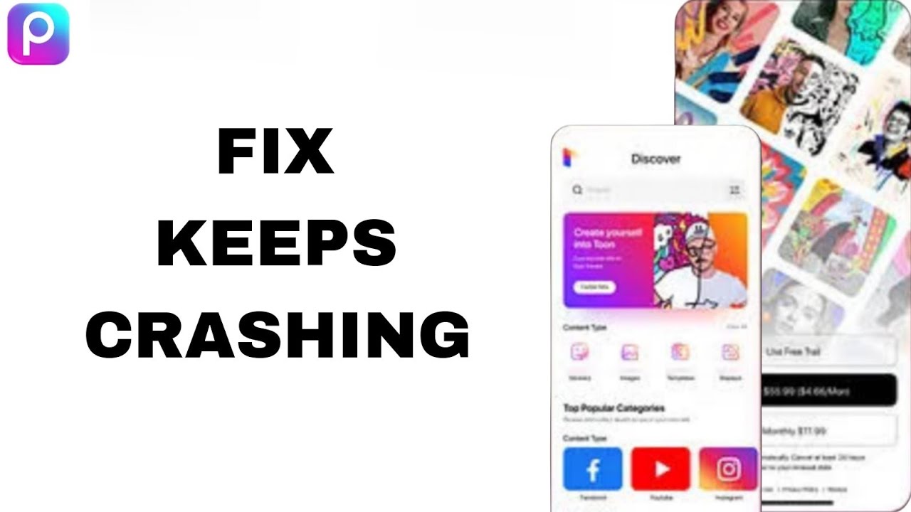 Как исправить и устранить проблему с вылетами приложения Picsart | Пошаговая инструкция