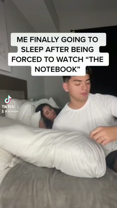 Going to sleep after watching the notebook #shorts