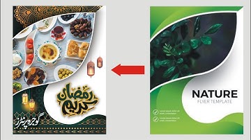 Ramazan Mubarak Arabic Flyer Design in Coreldraw || Beautiful Amazing Tips & Tricks رمضان کریم مبارک