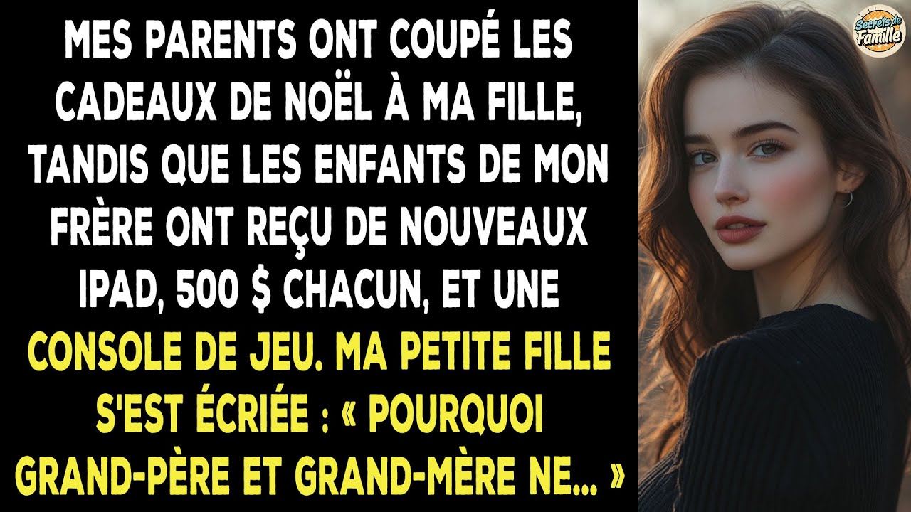 Mes Parents N'ont Offert Aucun Cadeau À Mon Enfant, Mais Des Ipad À Mes Neveux.