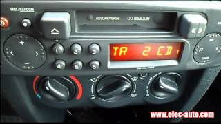 Lire des MP3 sur clé USB ou carte SD avec l&#39;autoradio d&#39;origine - Renault CLIO 2 TUNER LIST