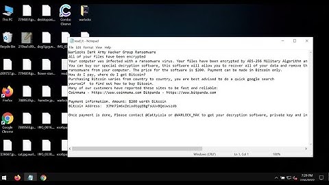 Warlocks ransomware [.warlocks file virus] removal.