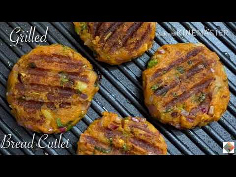 Grilled Bread Cutlet recipe|| bread cutlet||cutlet