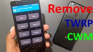 how to remove twrp or cwm recovery and install stock recovery on android(NO COMPUTER, ADB, FASTBOOT)