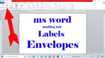 mailing tab in ms word | mail merge in ms word | how to use mailing tab in ms word | ms word basic