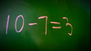 10 7=3 Ten Minus Seven Equals Three
