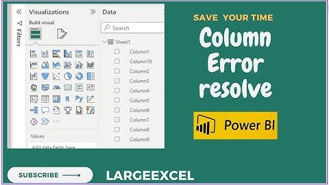 Power bi Fix column name error 😀 #powerbi #tipsandtricks #excelerror