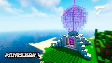 Minecraft: How to build a Futuristic Nether Portal Design | Tutorial