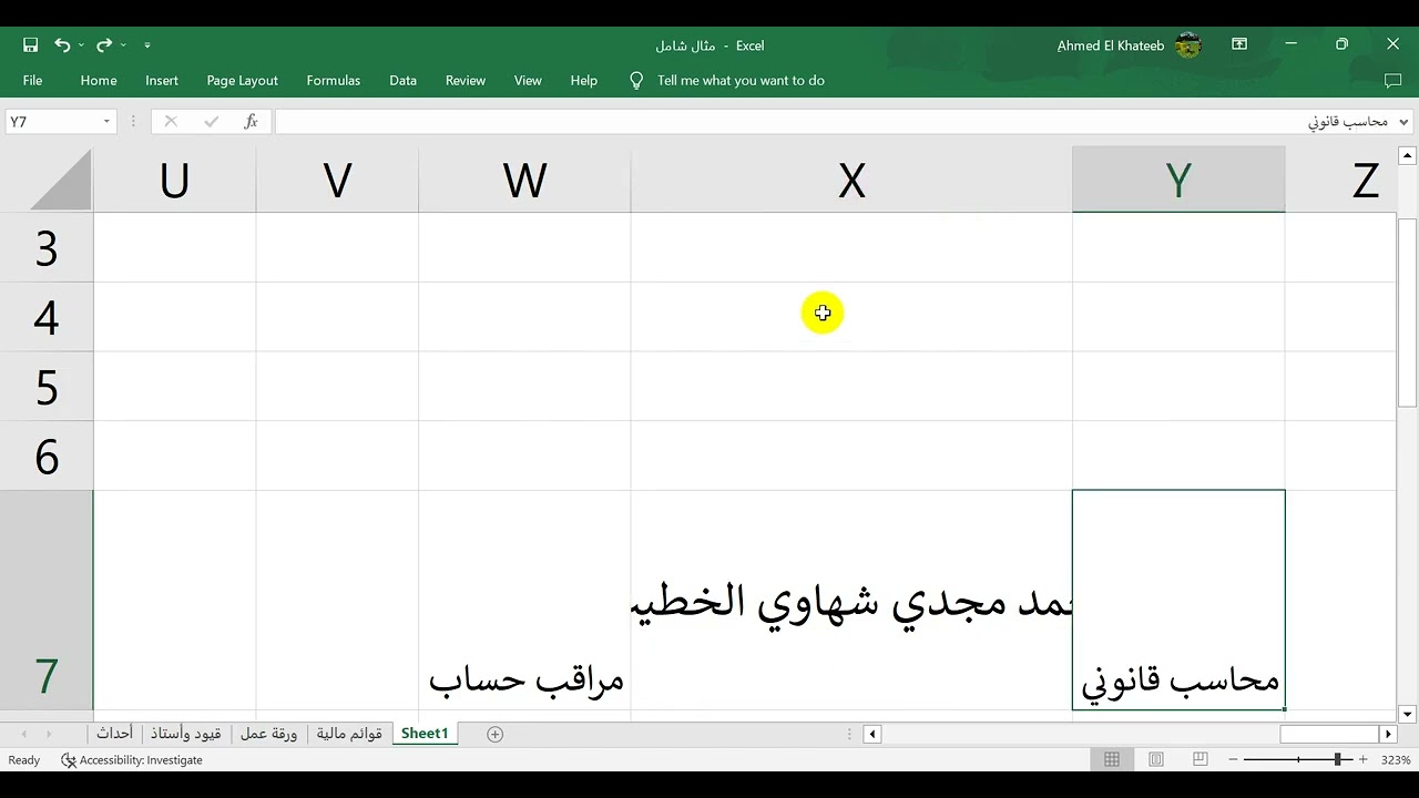 تنسيق الخلايا 3