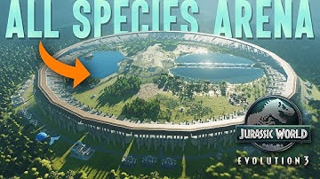 MEGA ECOSYSTEM! All Dinosaurs in ONE HUGE ARENA in JWE3