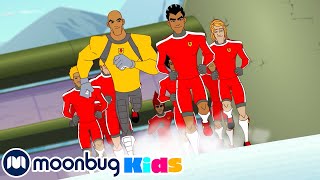 SUPA STRIKAS S05 E66 The Brislovian Candidate | Football Cartoon | MOONBUG KIDS  Superheroes