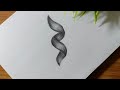 How to draw curly realistic hairs  roshan creative art