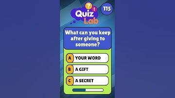 Quick Quiz 115: Can You Answer in 4 Seconds? #quiz  #guessinggame #quiztime #riddles #puzzle