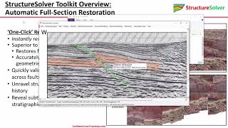 Structure Solver | Toolkit Overview Automatic Full-Section Restoration.
