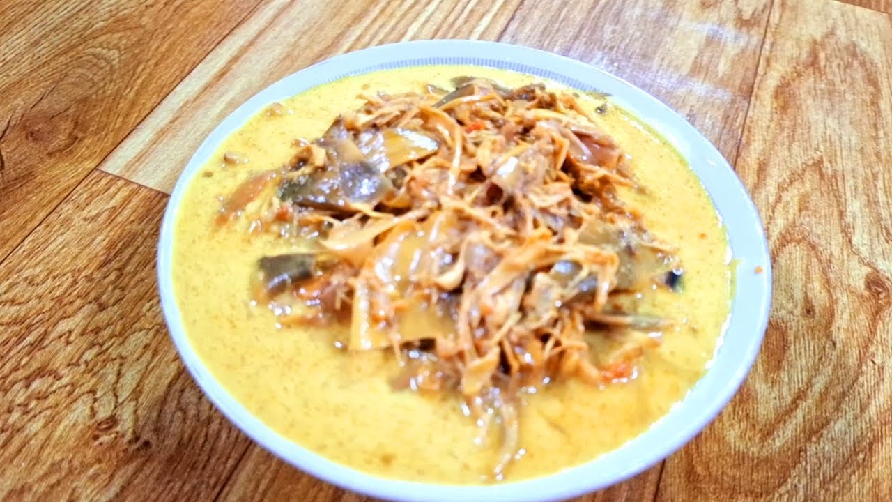 TAK KU SANGKA RASANYA NGALAHIN DAGING❗️RESEP GULAI JANTUNG PISANG UDANG REBON.COBAIN DECH❗️