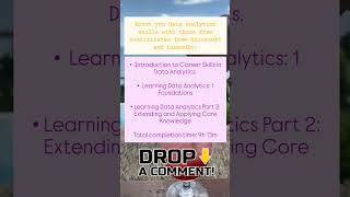 Free Certificates from Microsoft and LinkedIn..