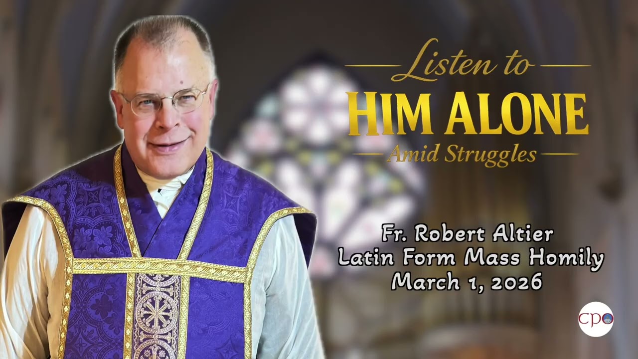 Listen to Him Alone Amid Struggles