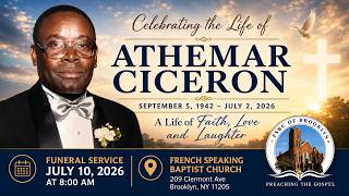 FSBC | In loving memory of Athemar Ciceron | July 10th, 2026 FSBC | In loving memory of Athemar Ciceron | July 10th, 2026
