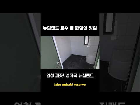 뉴질랜드 남섬 푸카키 호수 화장실 왜 이렇게 깨끗해요?