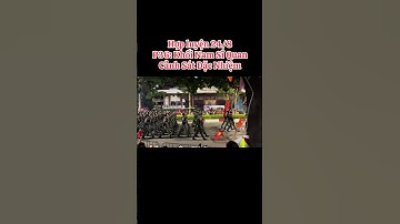 P36- Hợp luyện diễu binh A80: Khối Nam Sĩ Quan Cảnh Sát Đặc Nhiệm #a80 #tintuc #vietnam #dieubinh