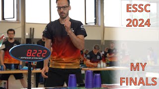 European Sport Stacking Championships 2024 - My Finals @Paddy1712