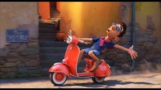 Pixar LUCA: Ercole Vespa Scene Disney - Movie Clip Disney   4K