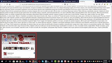 How to embed your facebook page in your website || Web design || 2018