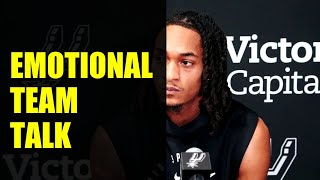 I Had To Respond | Post-Game Interview | Devin Vassell