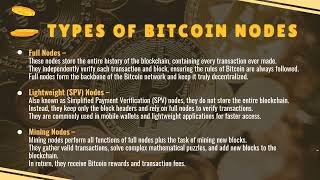 The Role Of Bitcoin Nodes
