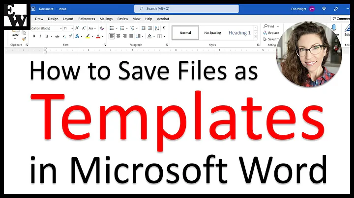 How to Save Files as Templates in Microsoft Word