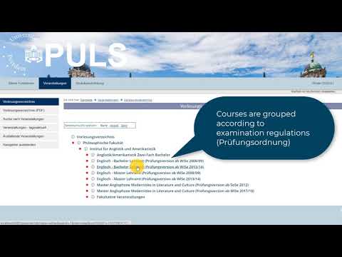 Como usar PULS - para estudantes internacionais do programa na Universidade de Potsdam