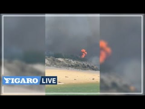 ? Les flammes gagnent les abords de la dune du Pilat en Gironde