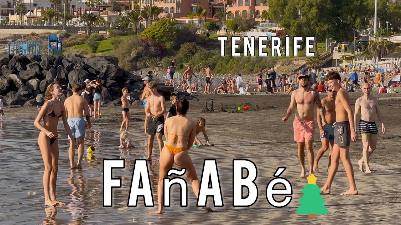 🌍Tenerife. 31 de diciembre. Playa de Fañabé. Costa Adeje. 
