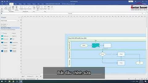 Hướng dẫn dùng use case bằng visio 2023