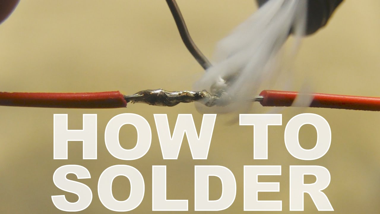 How To Solder A Strong Splice YouTube