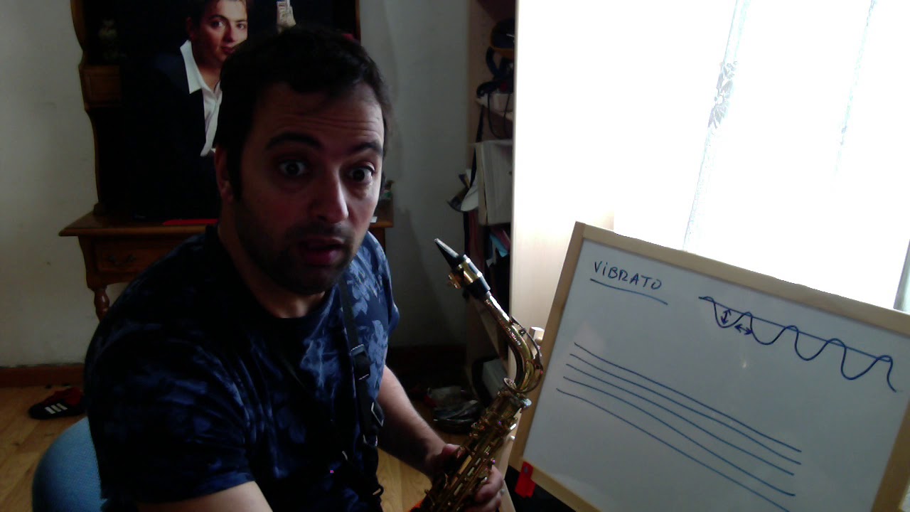 Vibrato en saxofón alto