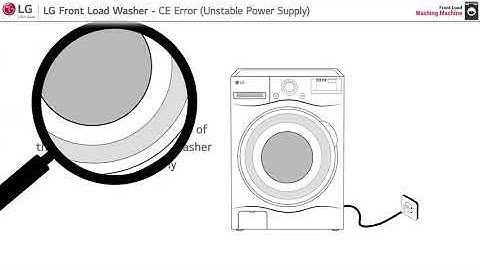 [LG Front Load Washers] CE Error - Unstable Power Supply