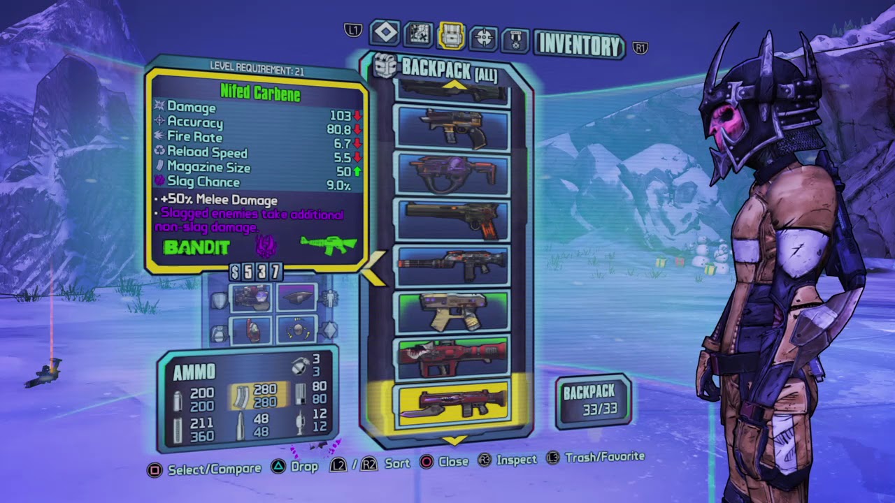 Borderlands The Handsome Collection Farming the snowman part 2 YouTube