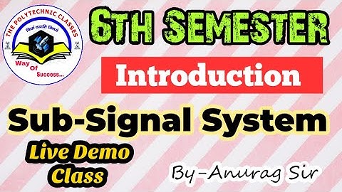 Signal System (Introduction) by  Anurag sir