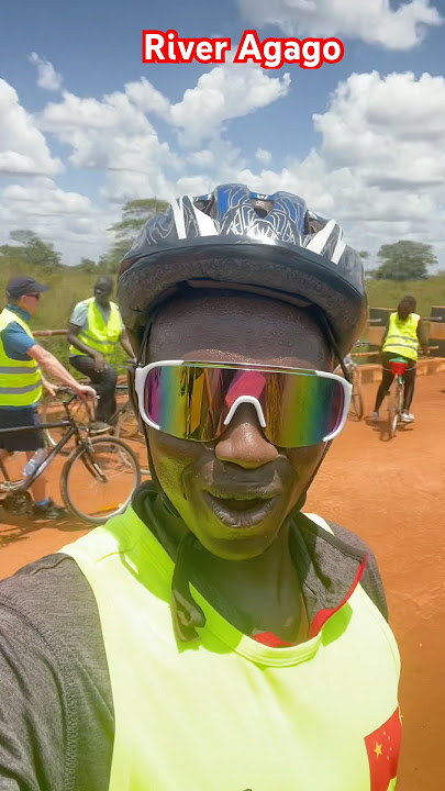 Cycling tour,after cycling around 60 km Kitgum to pader we are now in the Agago bridge #cycling