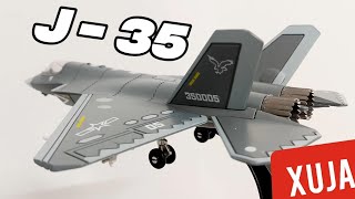 Xuja Model | 1:72 J-35 Stealth Fighter Snap Tite Model Bricks Review Xuja Model | 1:72 J-35 Stealth Fighter Snap Tite Model Bricks Review