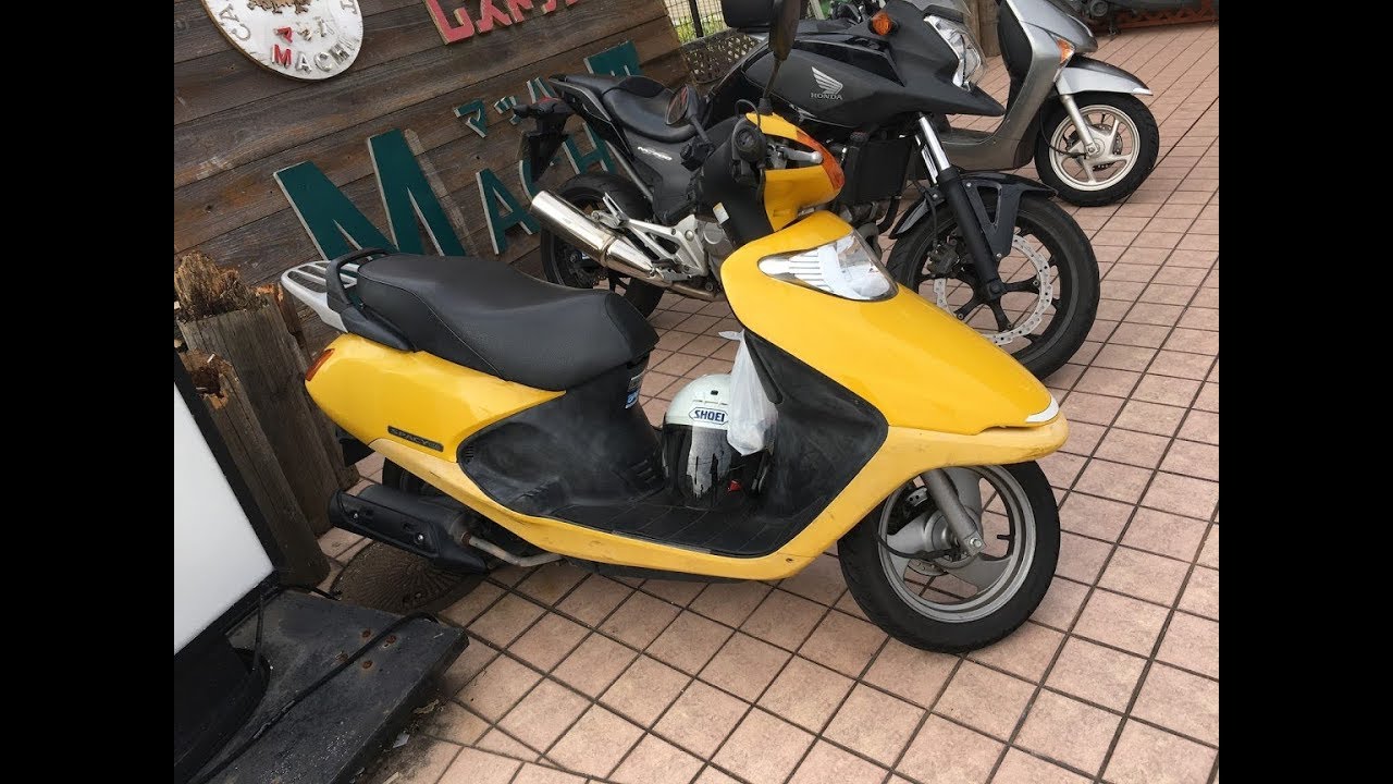 凄い代車 黄色い青春 Yellow youth HONDA SPACY100 JF13 ホンダ