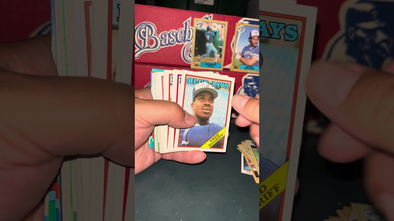 A Stack of Old Blue Jays Cards
