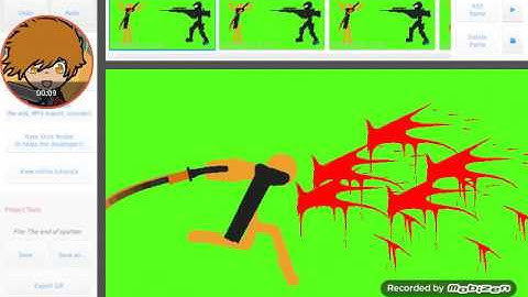 Stick nodes animation  (end of spartan)