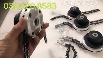 Bát xích lắp máy cắt cỏ đánh tan cỏ tận gốc