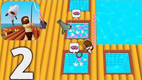 Raft Life - Gameplay Walkthrough Part 2 Tutorial (Android, iOS) | Raft Life - Build🏗, Farm🚜, Stack📚